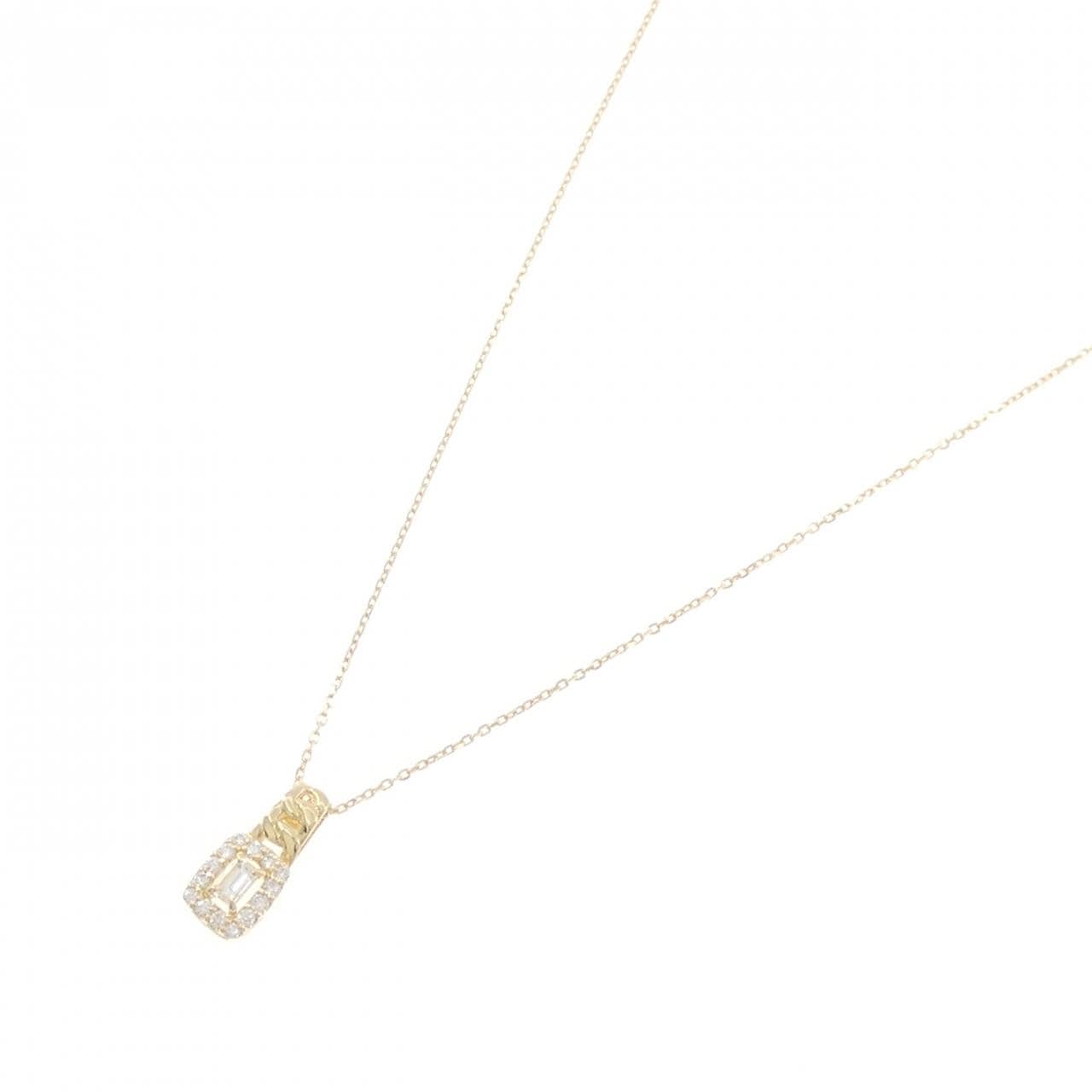 [新品] K18YG鑽石項鍊 0.15CT