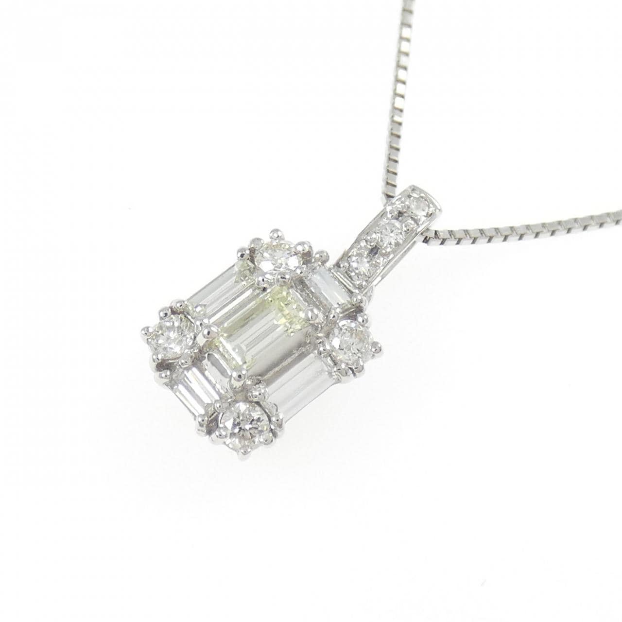 PT900/PT850 ダイヤモンド ネックレス 0.55CT