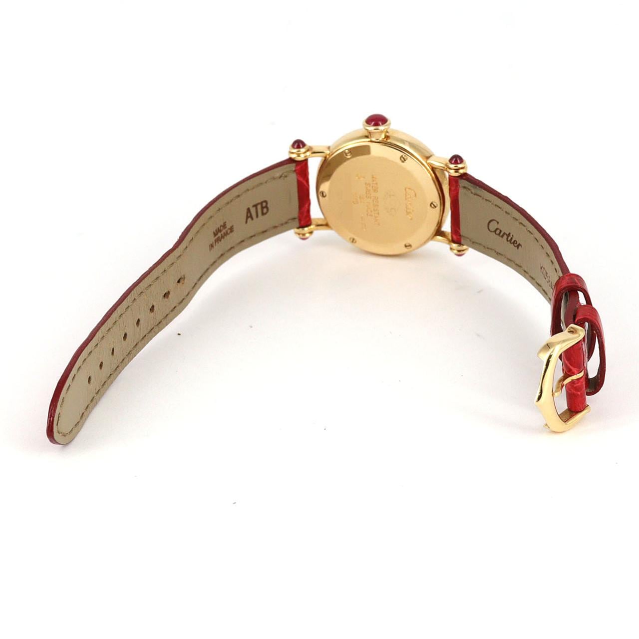 【ノーメンテナンス還元価格】カルティエ ディアボロ YG W1524056 YG クォーツ