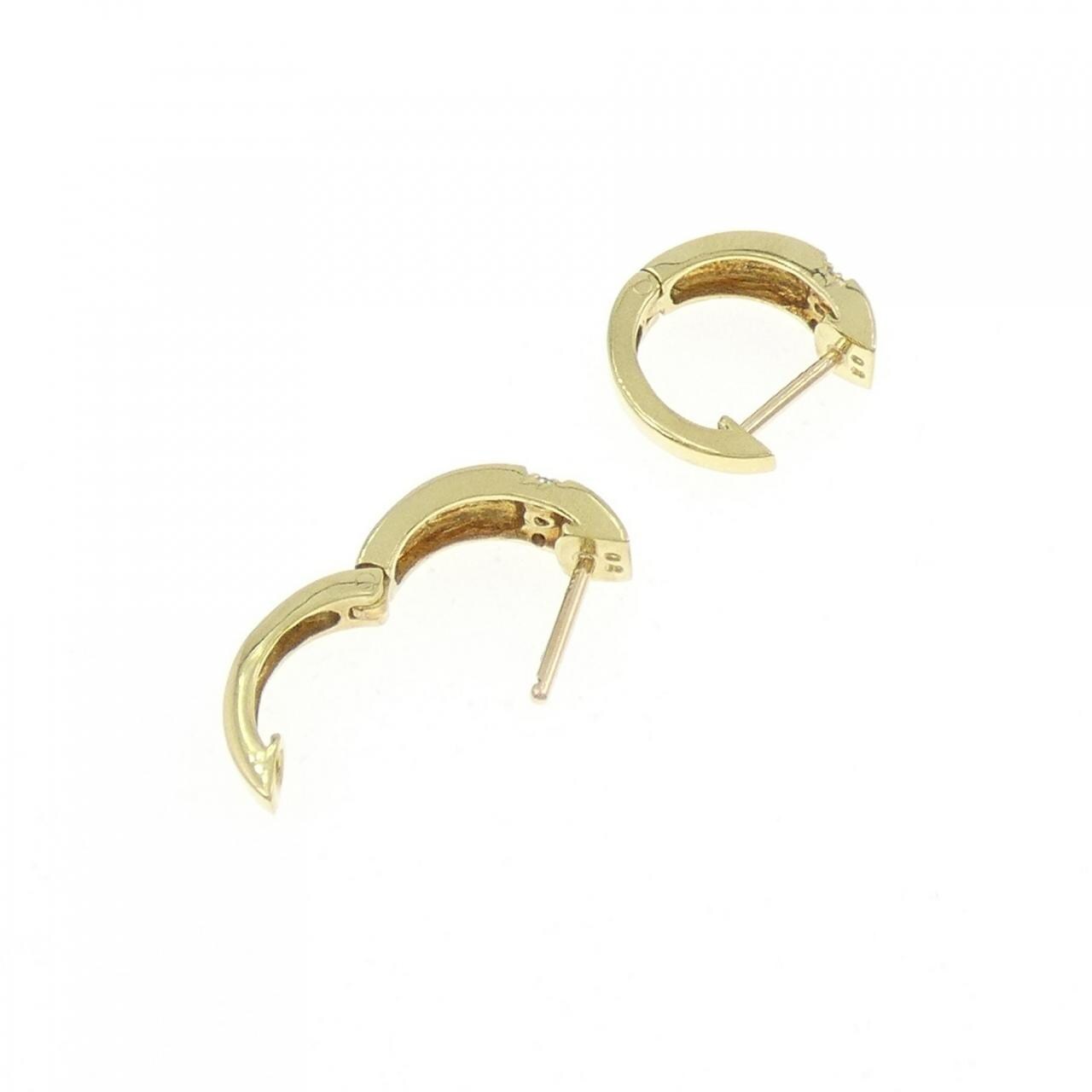 K18YG ダイヤモンド ピアス 0.04CT