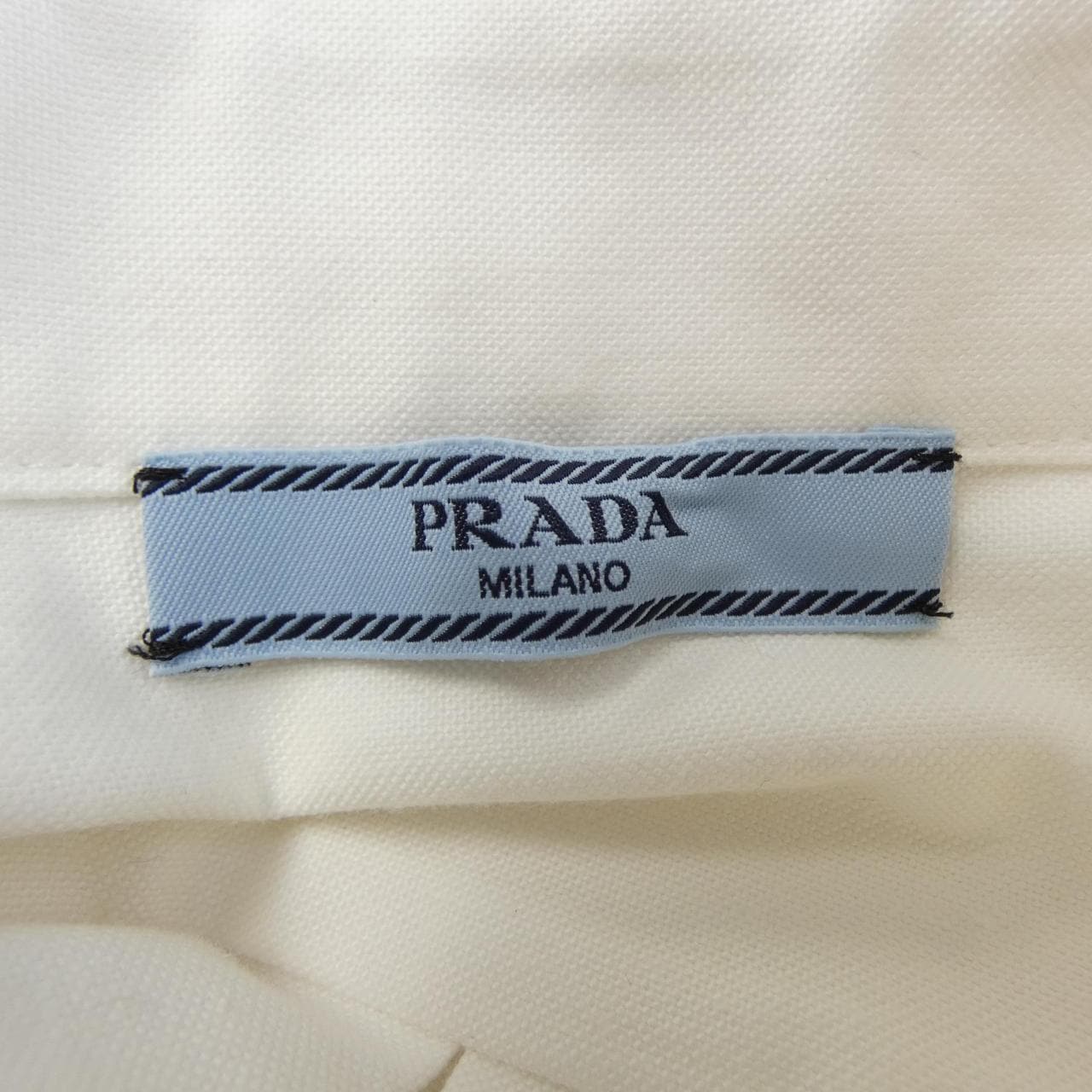 プラダ PRADA エンブロイダリー オックスフォードコットン シャツ P497GR SOOO 14JW シャツ