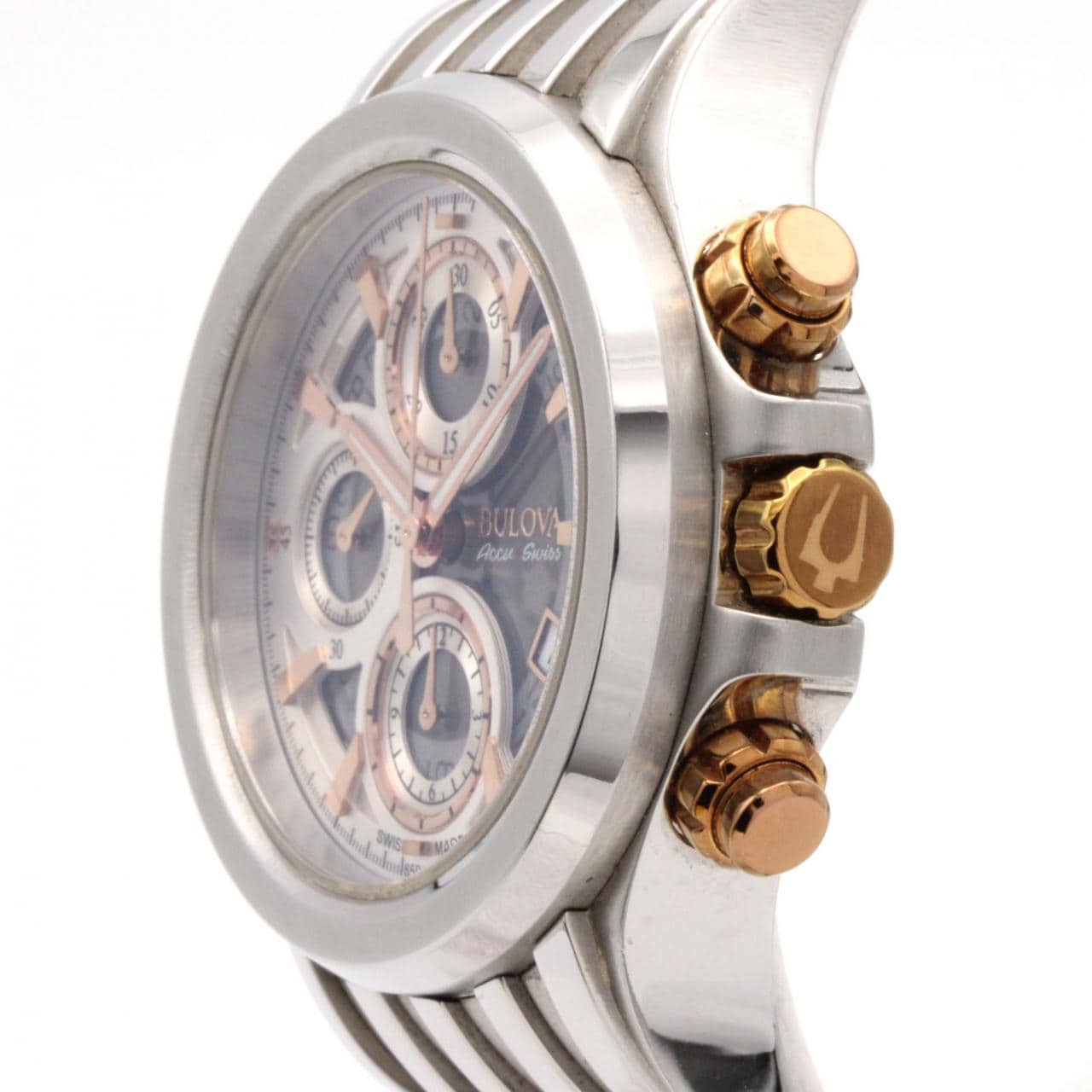 ブローバ カークウッドスケルトンクロノ コンビ 65B153/C4601049 SSxGP 自動巻