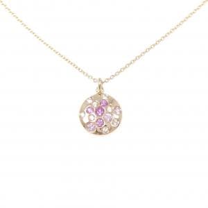 K18PG サファイヤ ネックレス 0.22CT