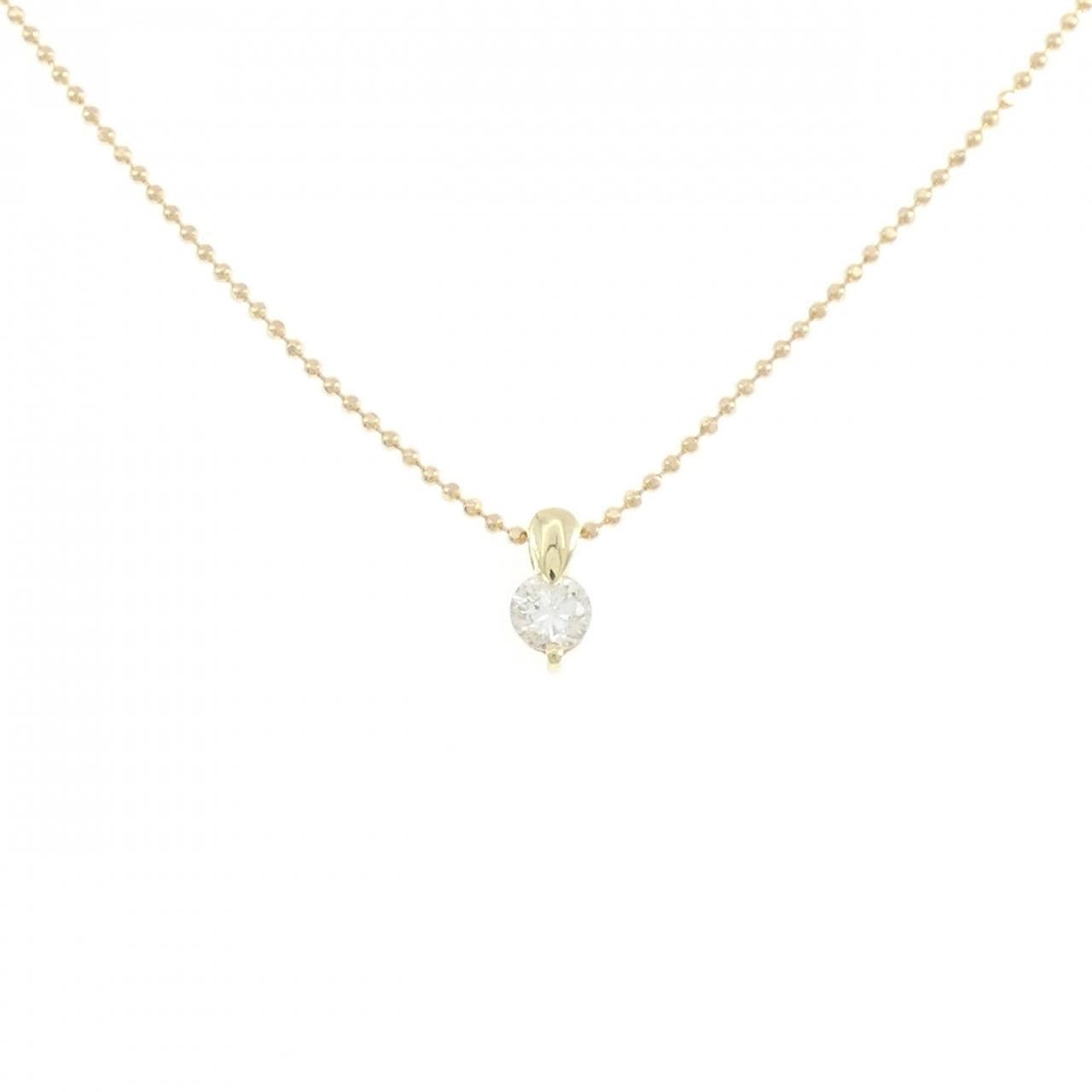 K18YG ダイヤモンド ネックレス 0.20CT