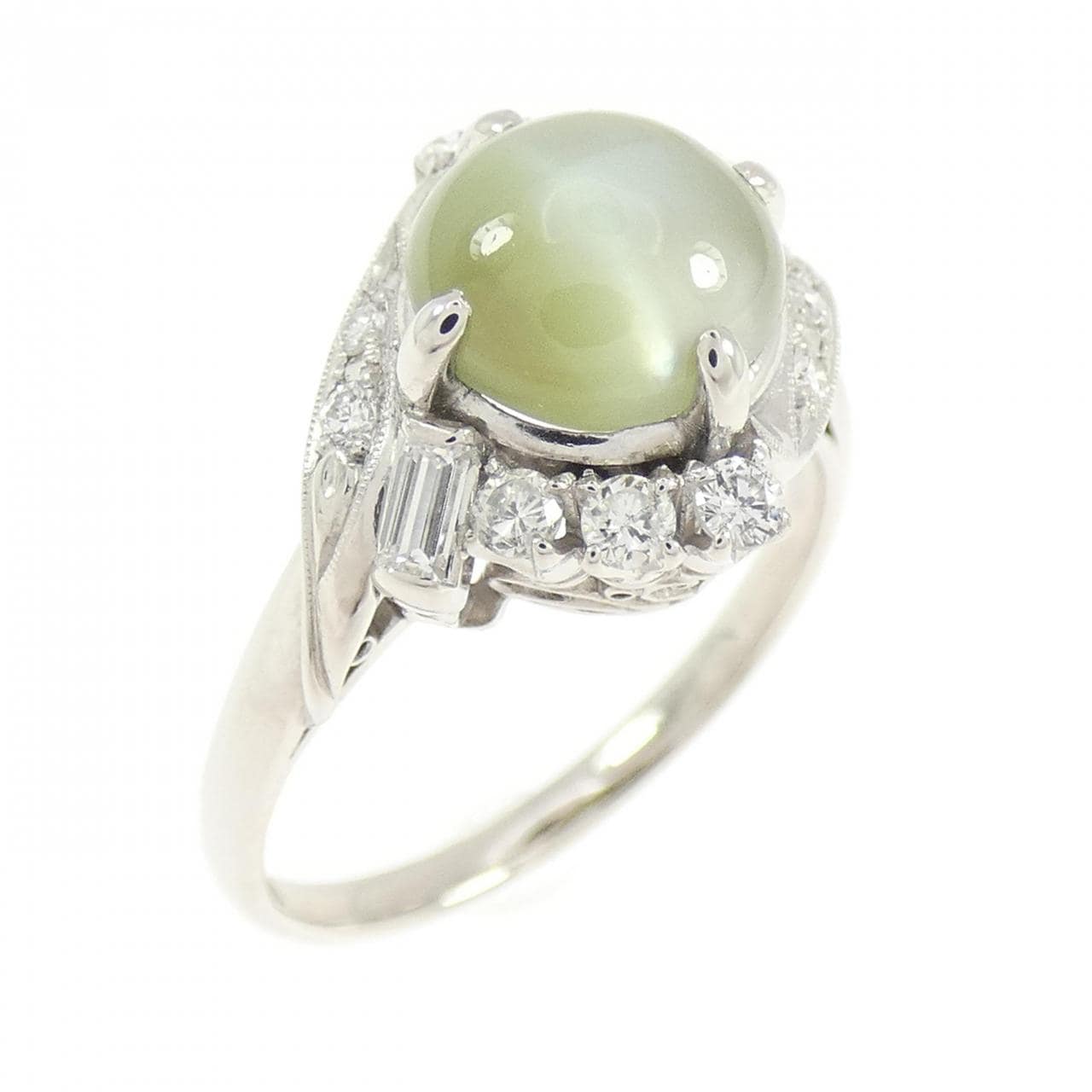 PT Chrysoberyl Cat's Eye Ring 2.52CT