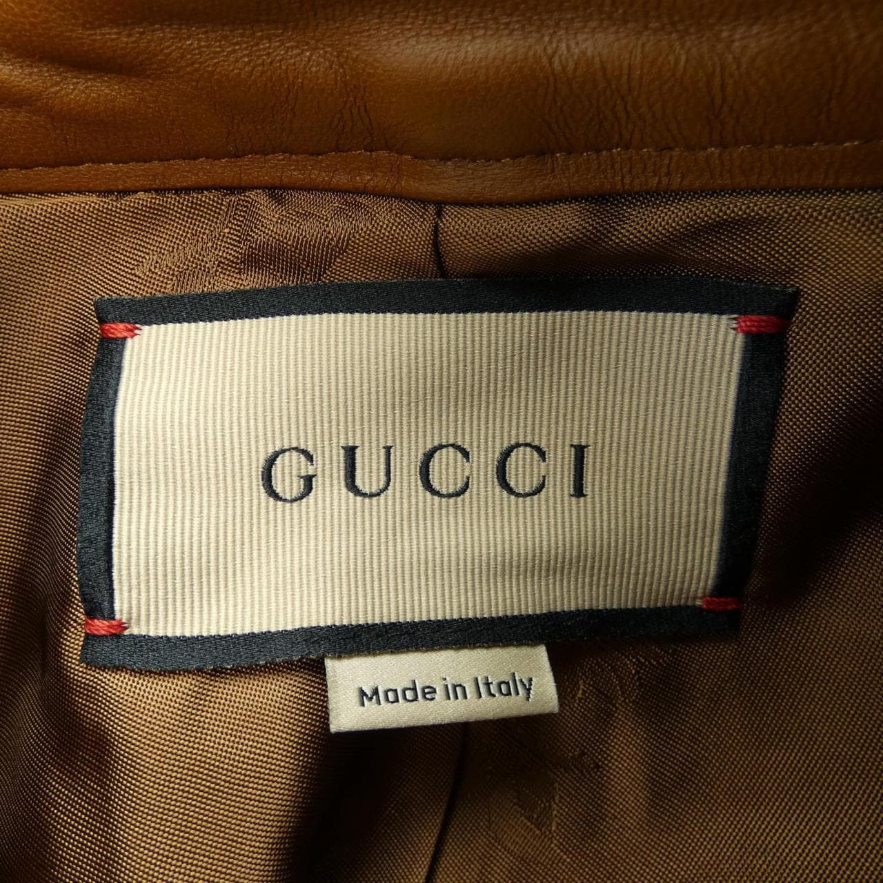 グッチ GUCCI レザー トリム GGキャンバス 681034 Z8AV6 ジャケット