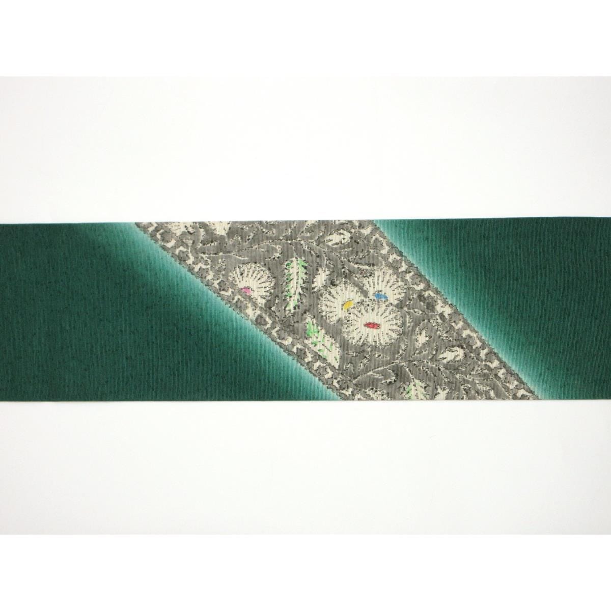 名古屋帯　川端美朝　古代印度木版更紗