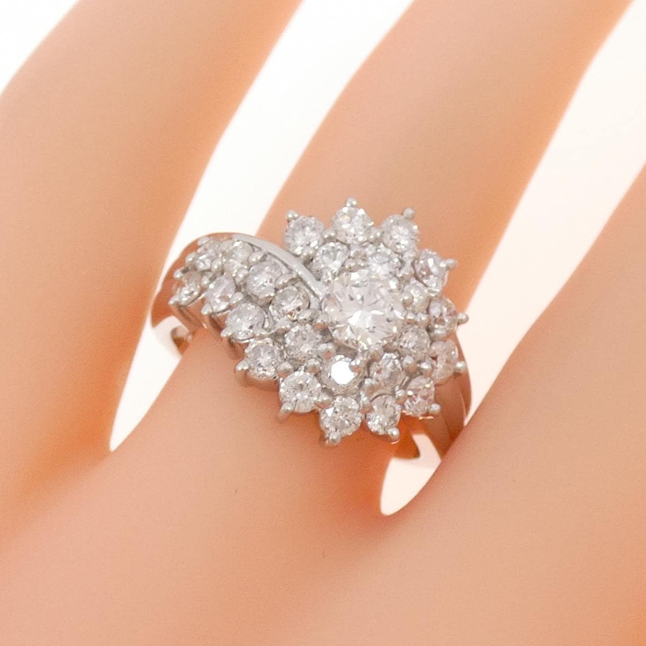 PT900 ダイヤモンド リング 1.51CT