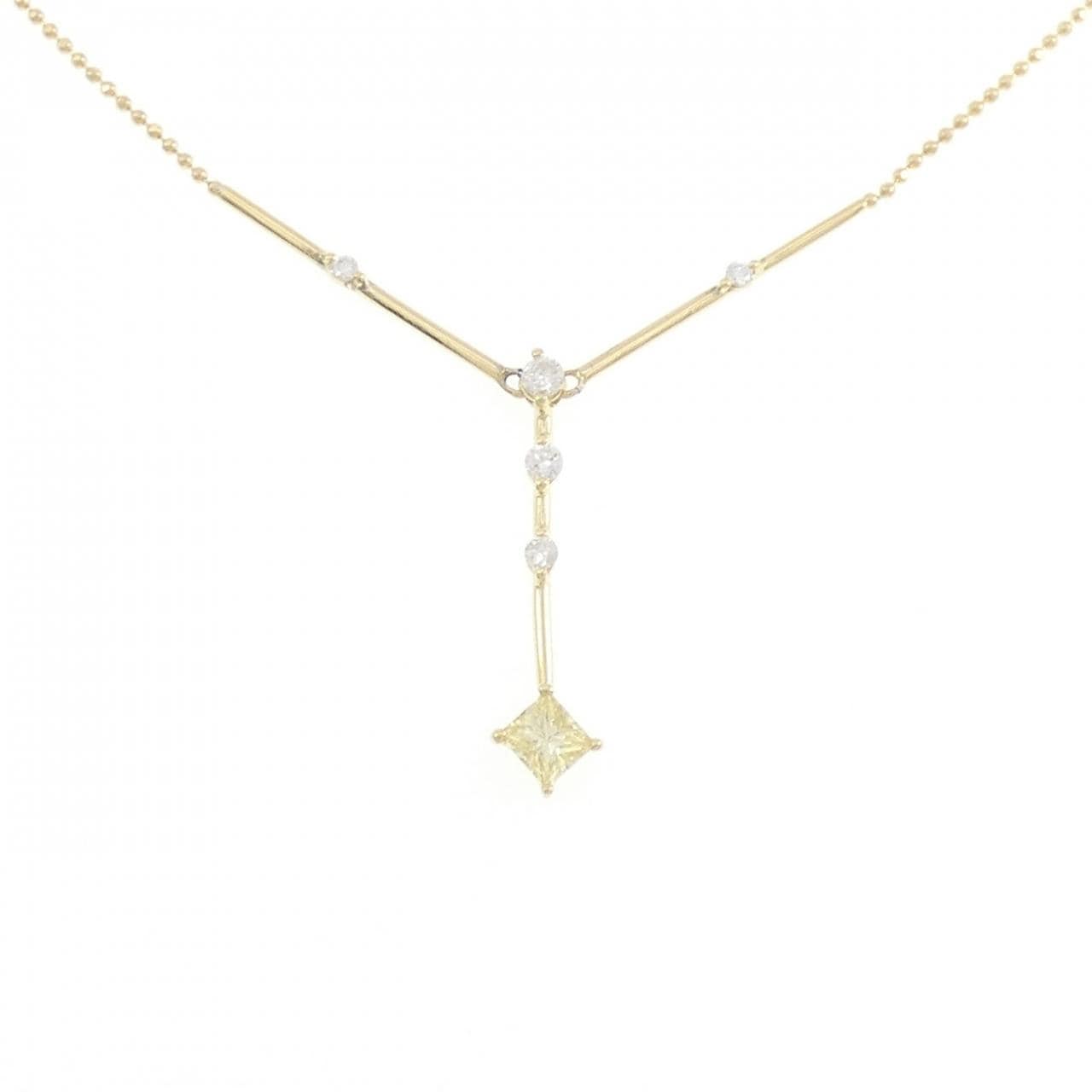 K18YG ダイヤモンド ネックレス 0.26CT