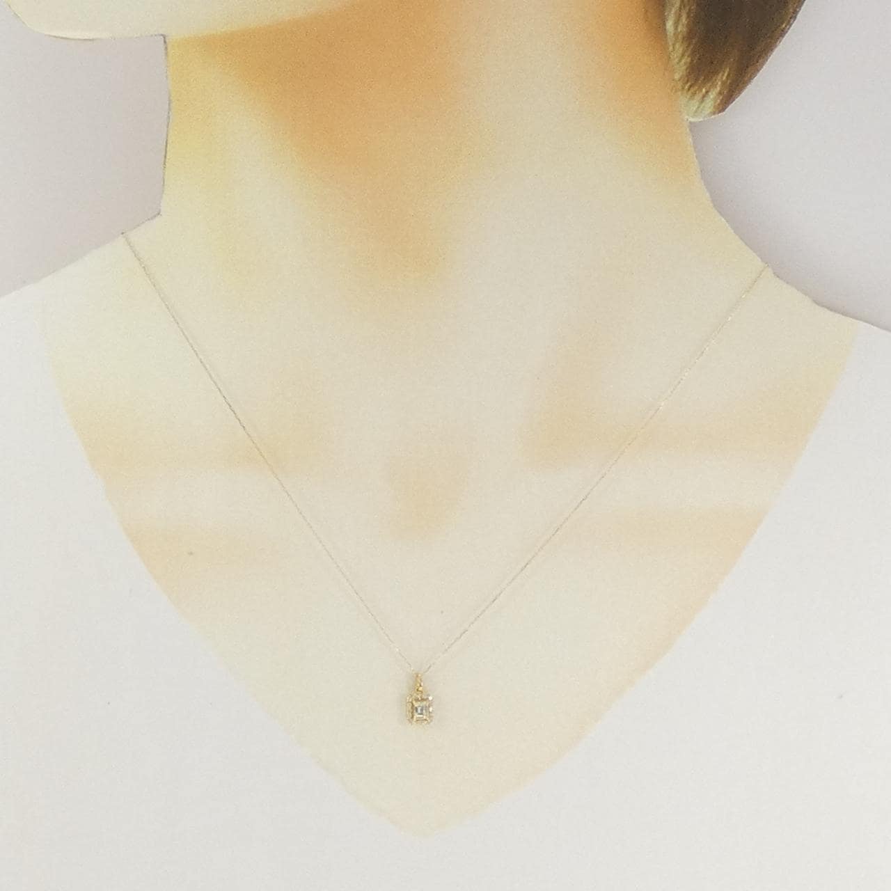 【新品】K18YG ダイヤモンド ネックレス 0.17CT
