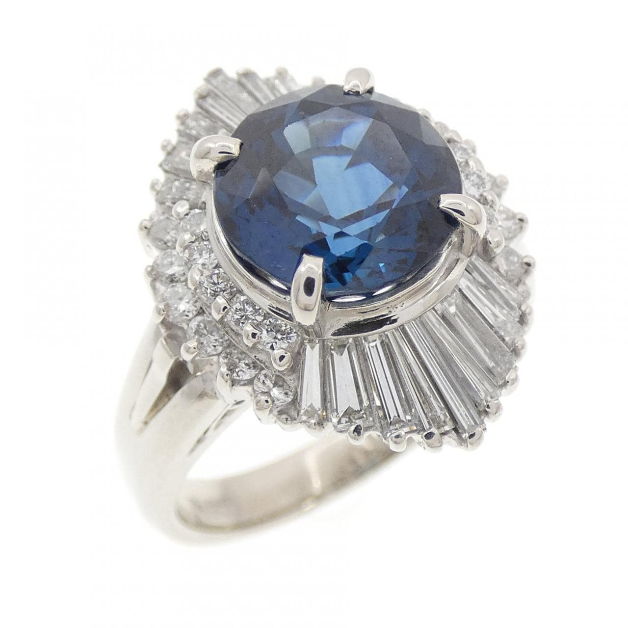 PT900 サファイヤ リング 3.51CT