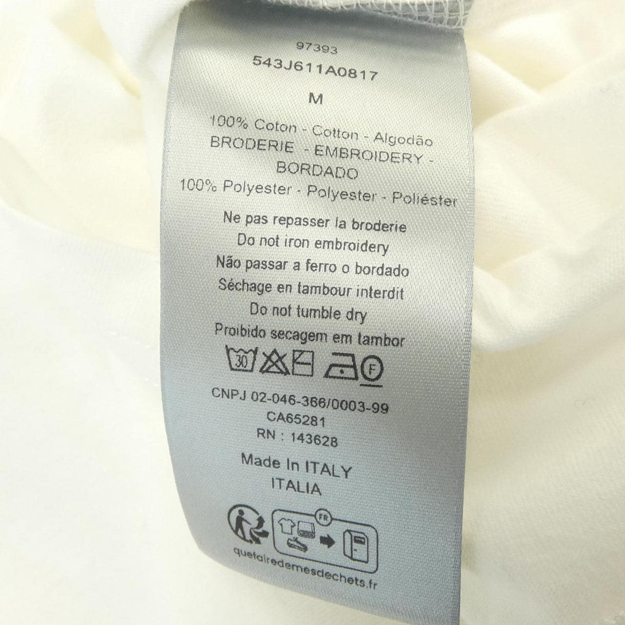 ディオール DIOR 543J611A0817 Tシャツ