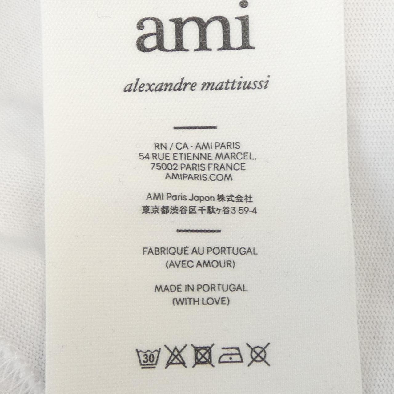 アミ AMI Tシャツ