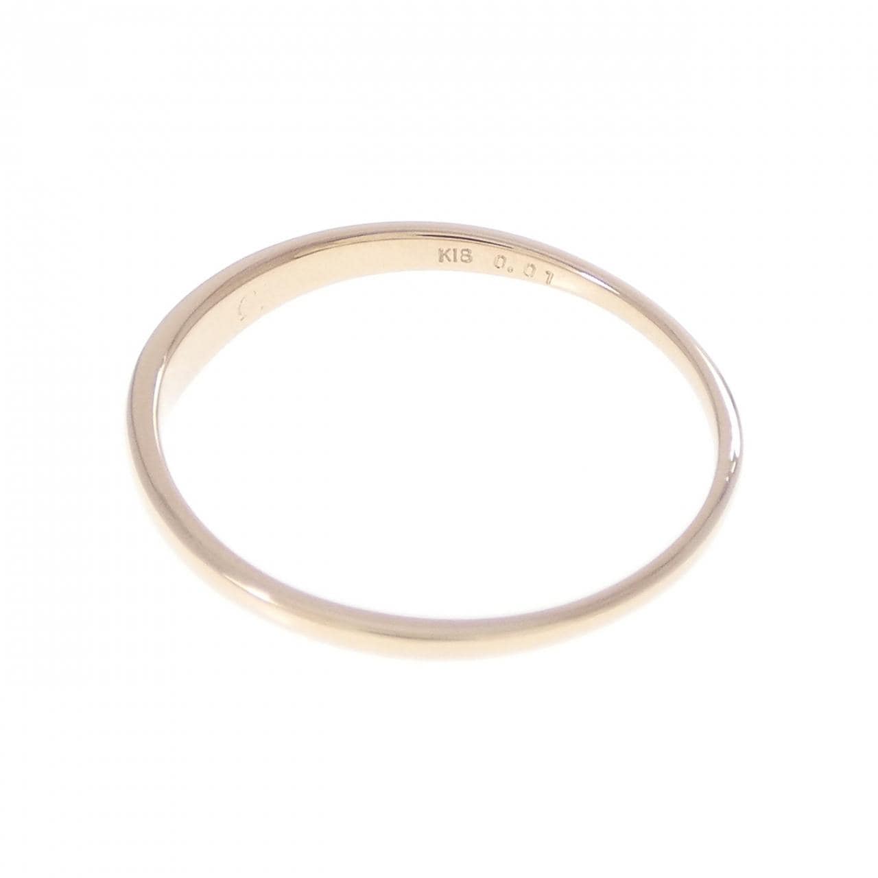 K18PG ダイヤモンド リング 0.01CT