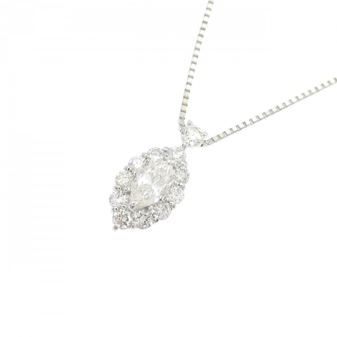 PT950/PT850 ダイヤモンド ネックレス 0.30CT