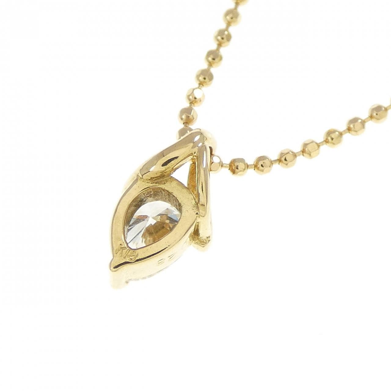 K18YG ダイヤモンド ネックレス 0.28CT