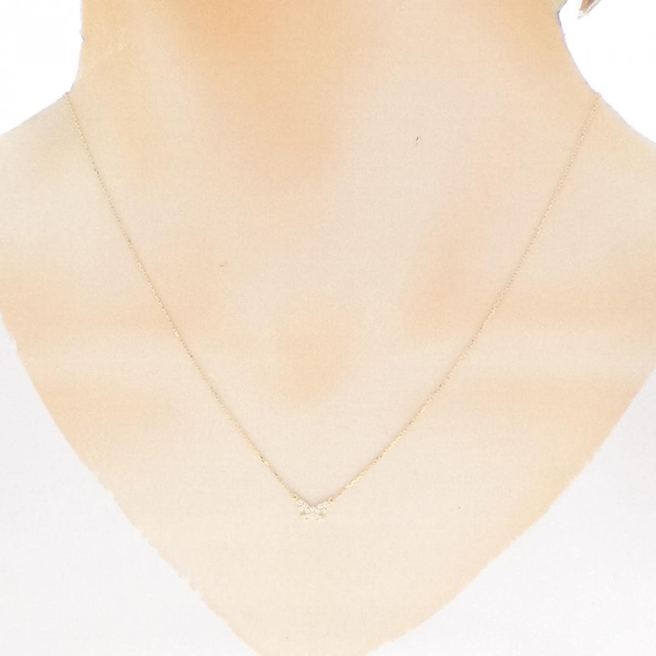 アーカー バタフライ ネックレス 0.06CT