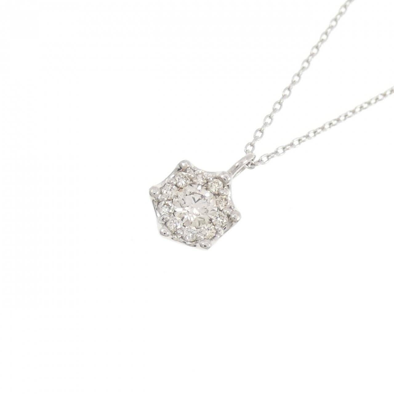 PT900/PT850 ダイヤモンド ネックレス 0.31CT