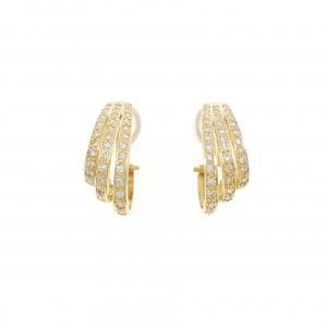 K18YG ダイヤモンド ピアス/イヤリング 0.85CT