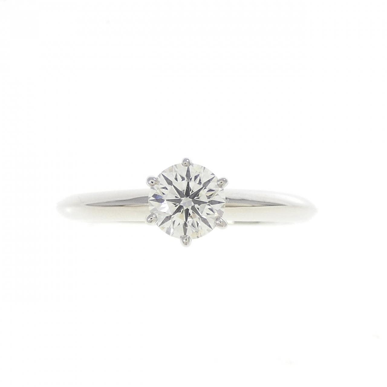 ティファニー クラシックソリティア リング 0.43CT H VVS1 3EXT