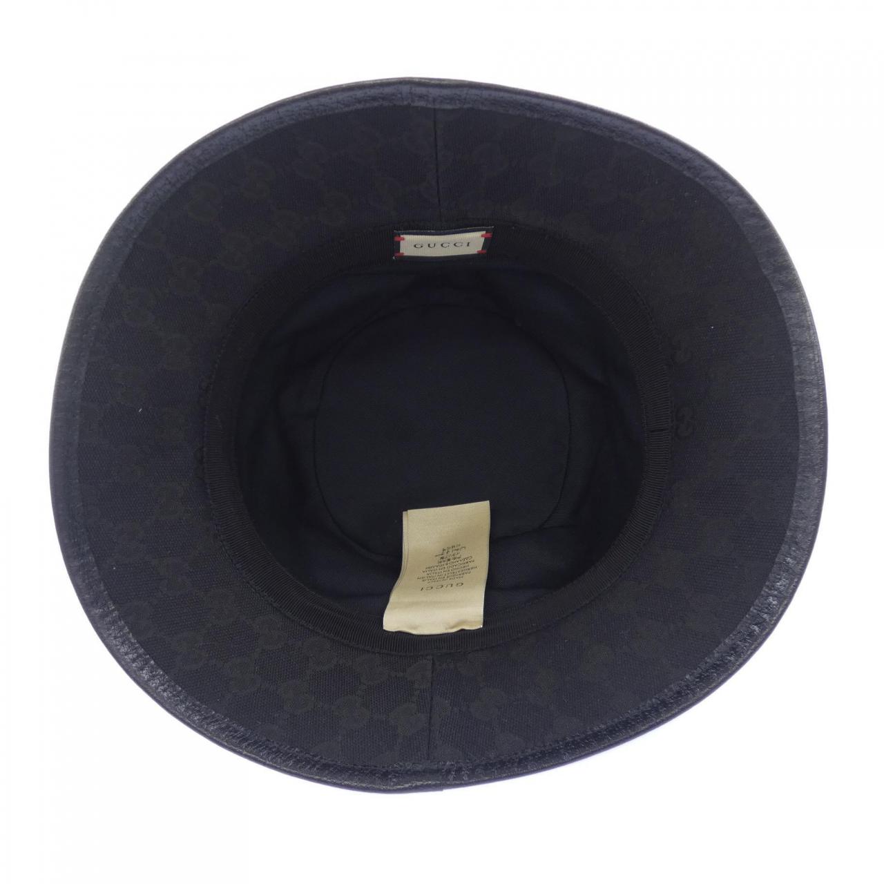 グッチ GUCCI ダブルG付き GGキャンバス バケットハット 576587 4HG53 ハット