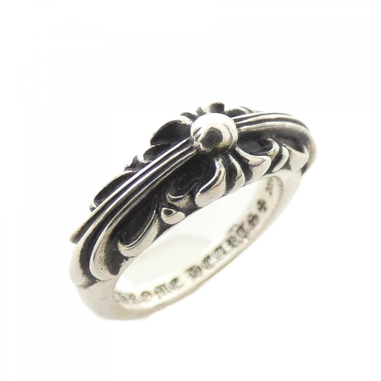 クロムハーツ CHROME HEARTS BABY CLSC FLORAL CRS ベイビークラシックフローラルクロス 207146023SLVXXX001 RING