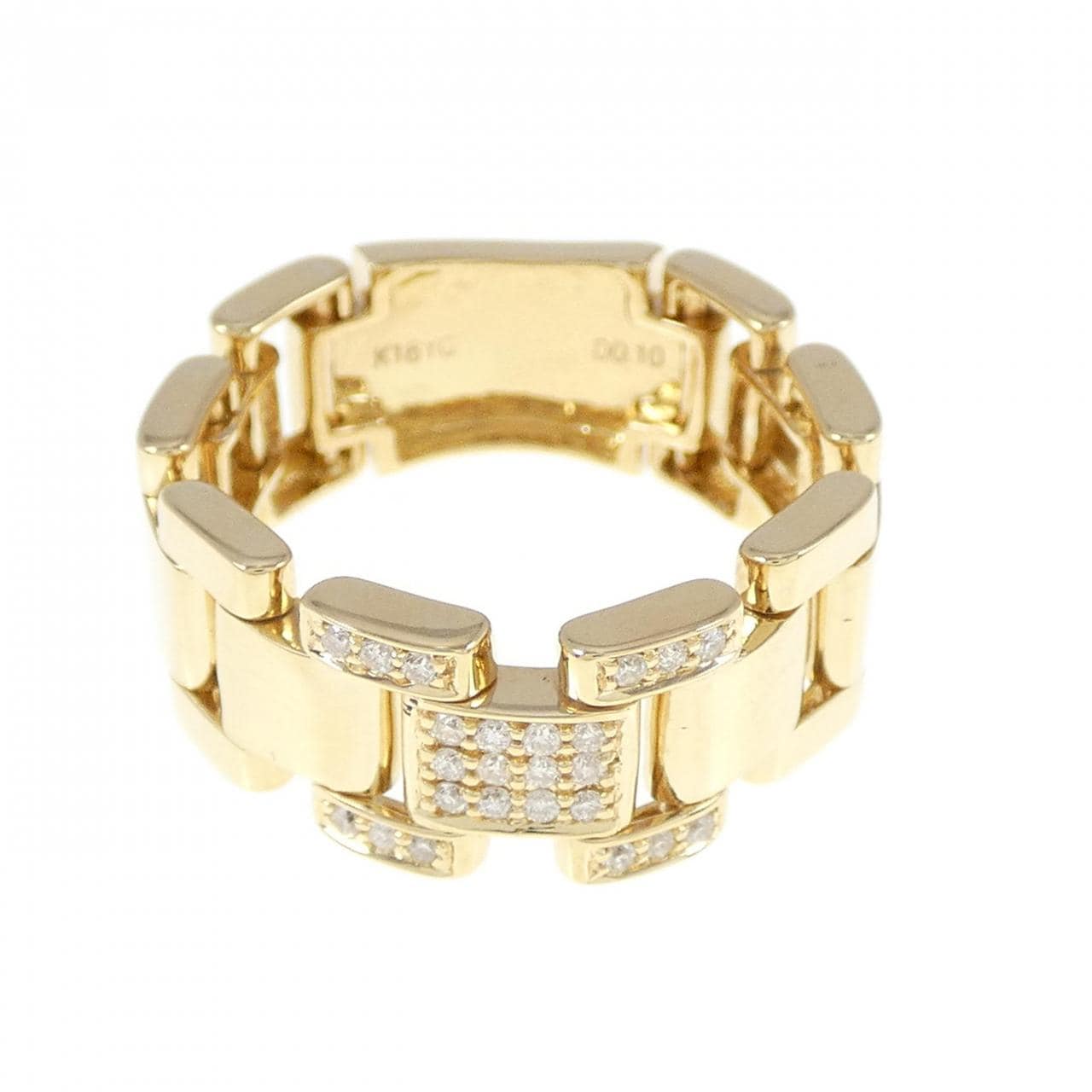 K18YG ダイヤモンド リング 0.10CT