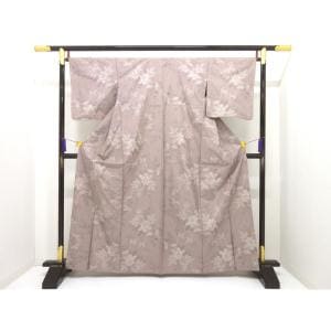 紬　七マルキ　証紙付【都喜ヱ門大島紬】