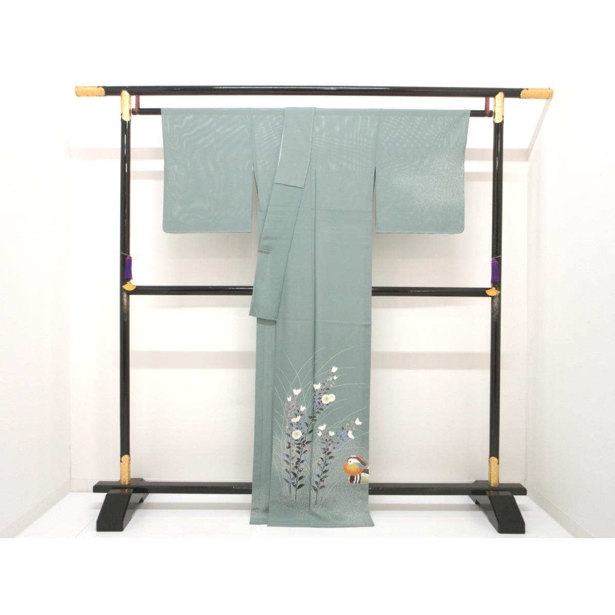 単衣　駒絽訪問着【羽田登喜男】