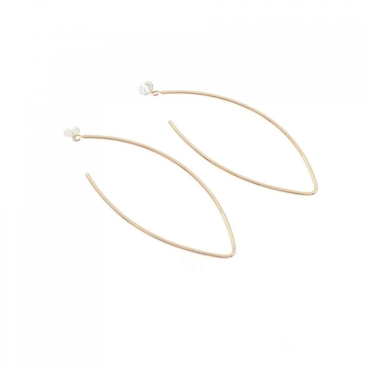 アーカー ベアリーフ ピアス 0.12CT