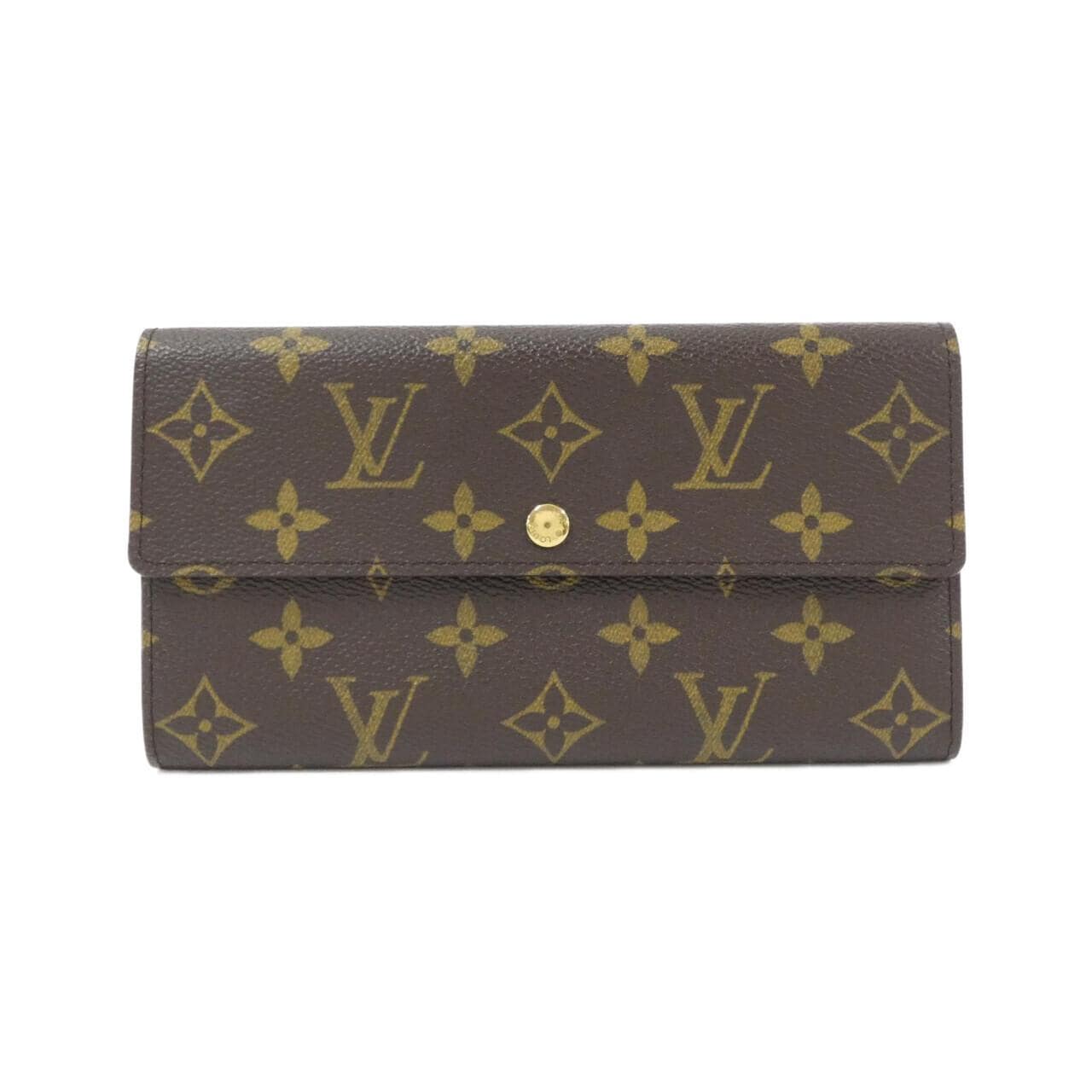 LOUIS VUITTON Monogram Pochette Porte Monet Credit M61726 錢包