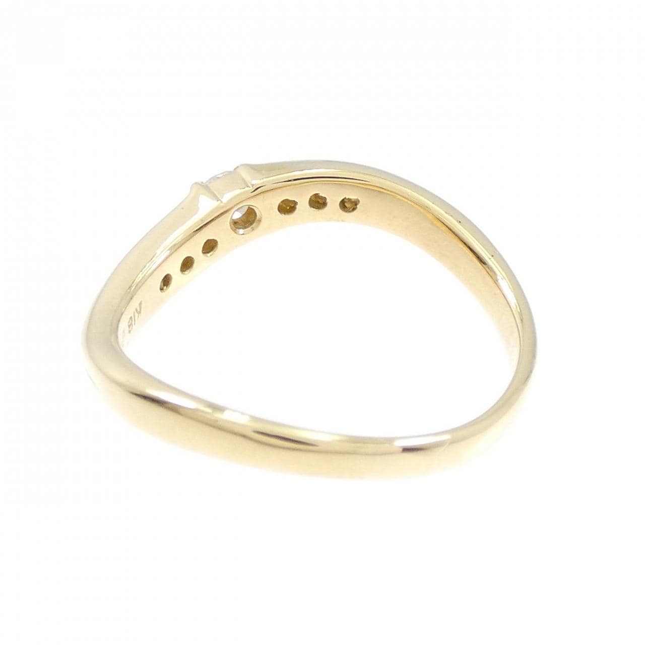 K18YG ダイヤモンド リング 0.09CT