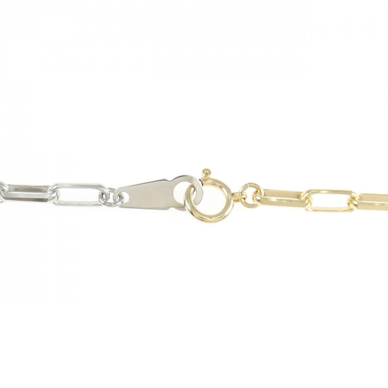 K18YG/PT850 ネックレス