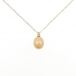 K18YG/750YG 白蝶パール ネックレス