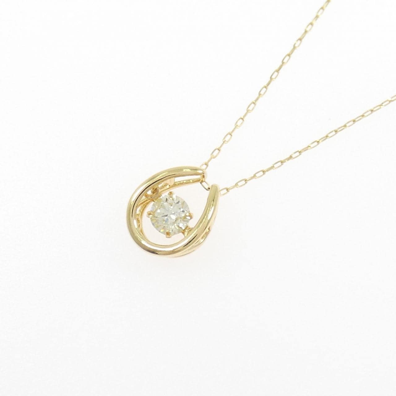 K18YG ダイヤモンド ネックレス 0.20CT