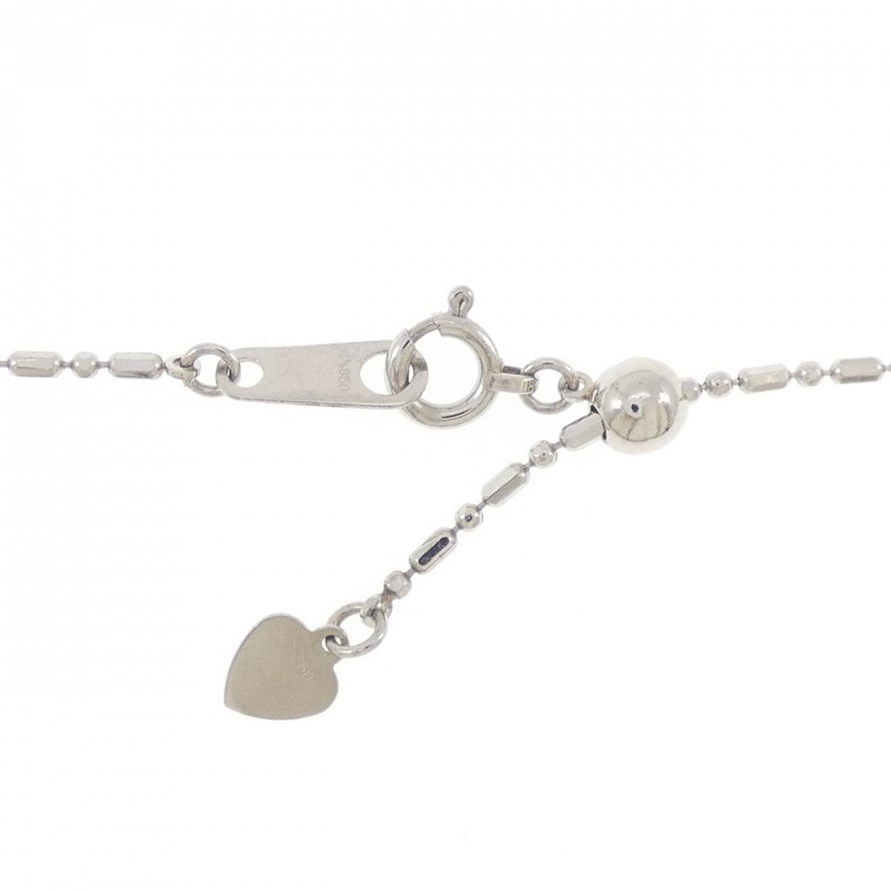 PT900/PT850 ルビー ネックレス 0.65CT