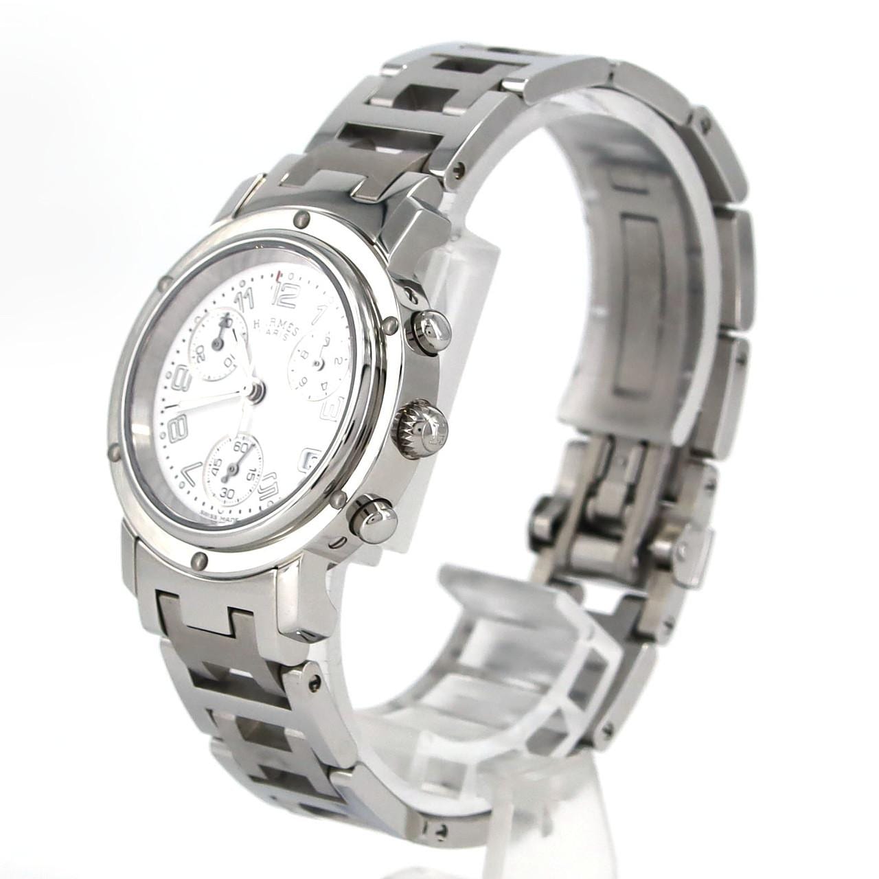 HERMES エルメス クリッパー クロノグラフ CL1.310 中古