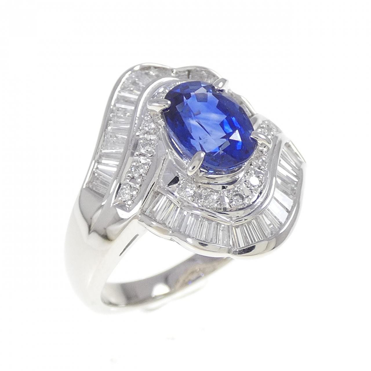 PT900 サファイヤ リング 2.12CT