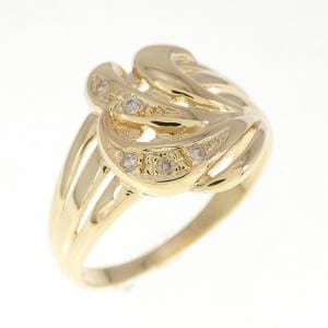 K18YG ダイヤモンド リング 0.03CT