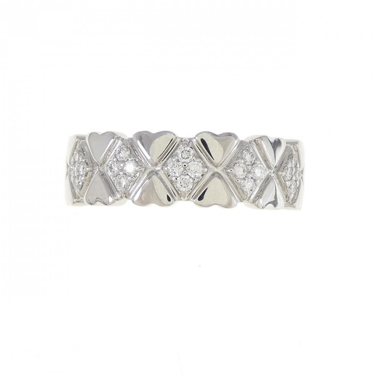 PT ハート ダイヤモンド リング 0.15CT