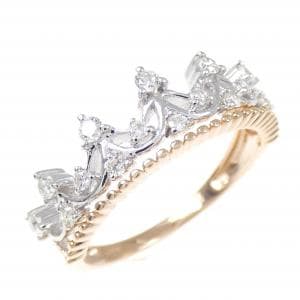 K18PG/K18WG ダイヤモンド リング 0.26CT