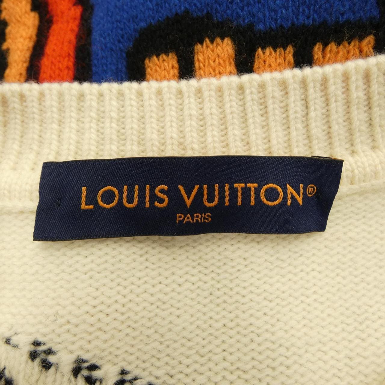 ルイヴィトン LOUIS VUITTON LVパズルジャカードクルーネック HON63WVW2 ニット