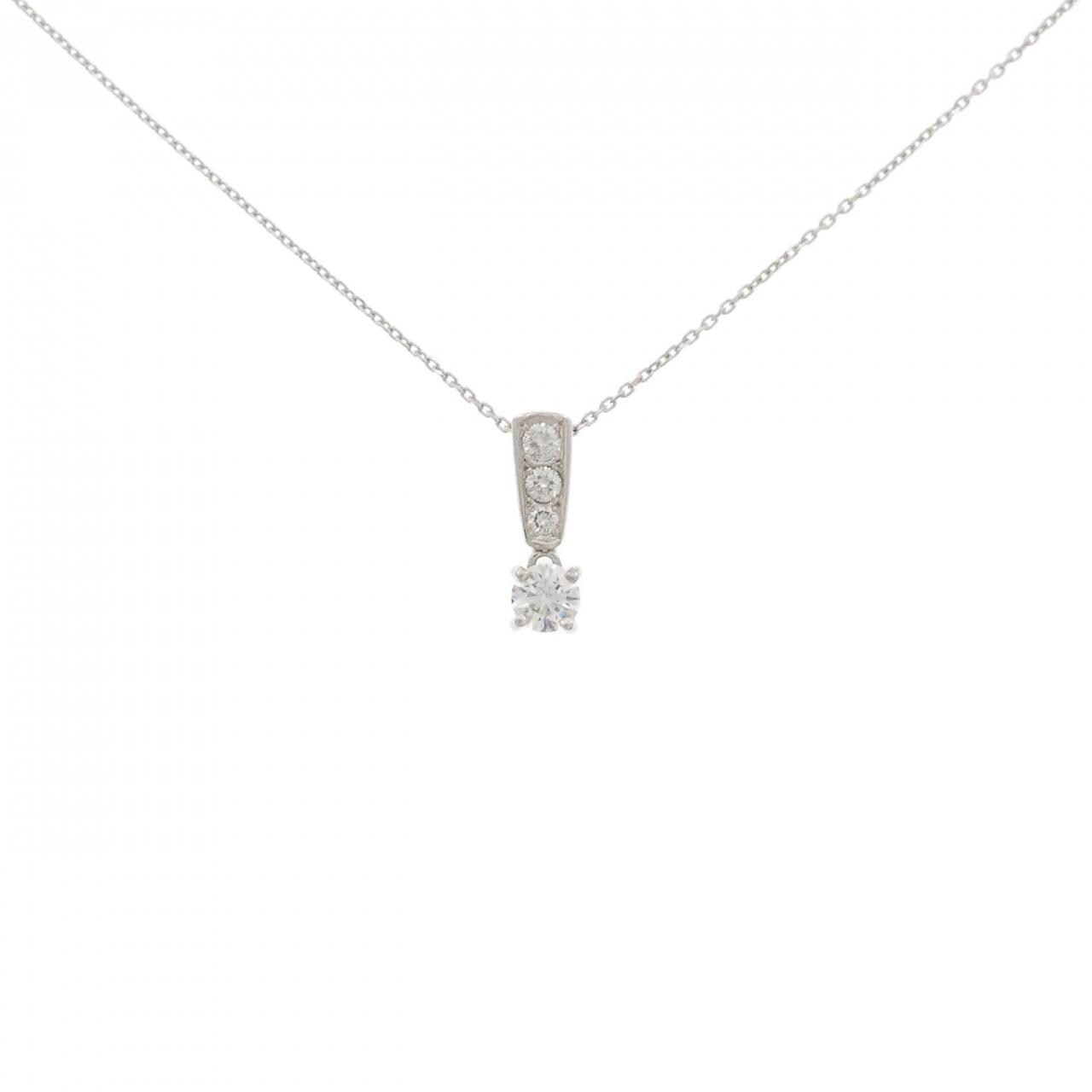 PT900/PT850 ダイヤモンド ネックレス 0.38CT