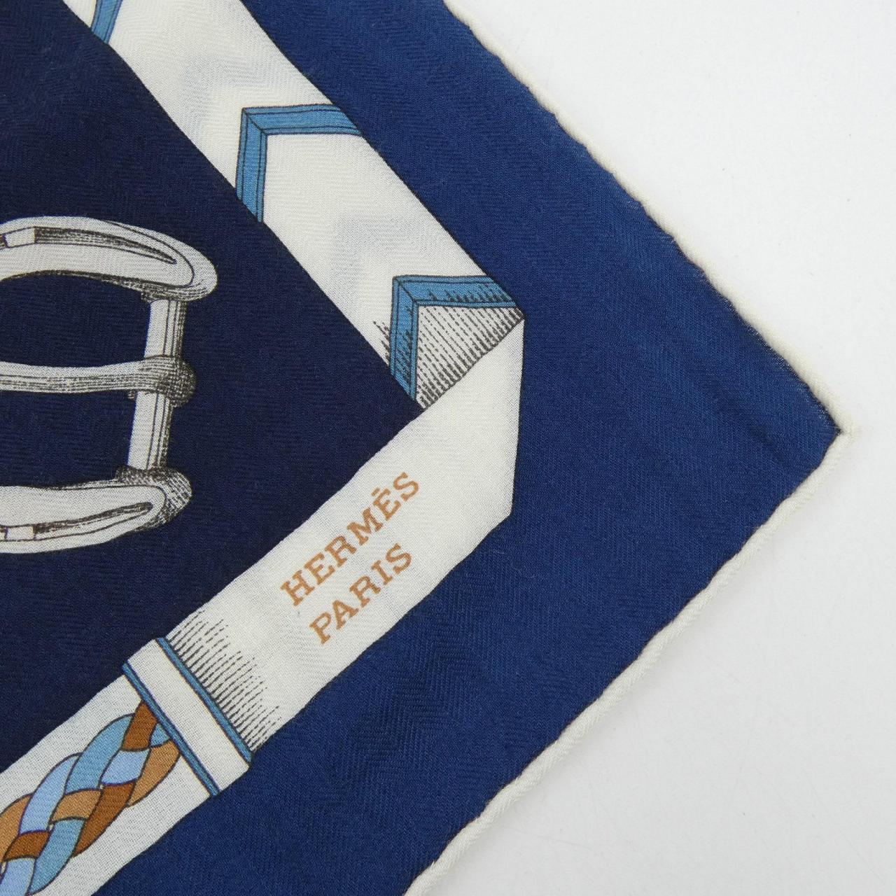 エルメス HERMES LES CHEVAUX DECHAINES H244096S カレジェアン140 ショール