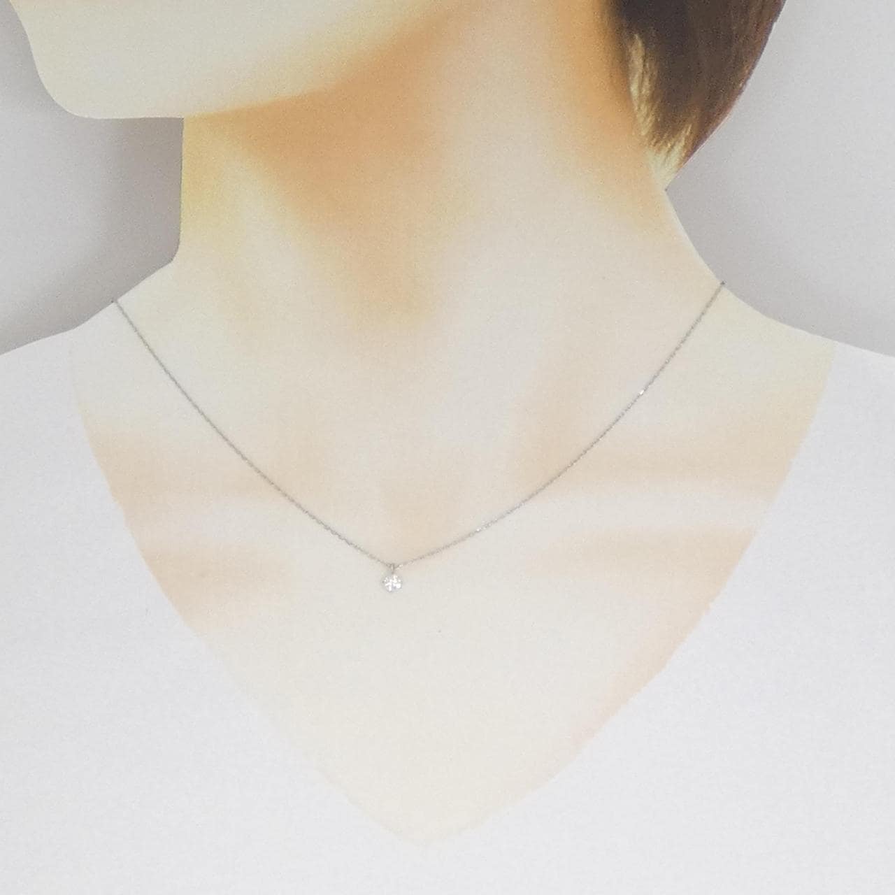 エテ ダイヤモンド ネックレス 0.15CT