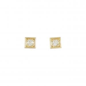 K18YG ダイヤモンド ピアス 0.10CT