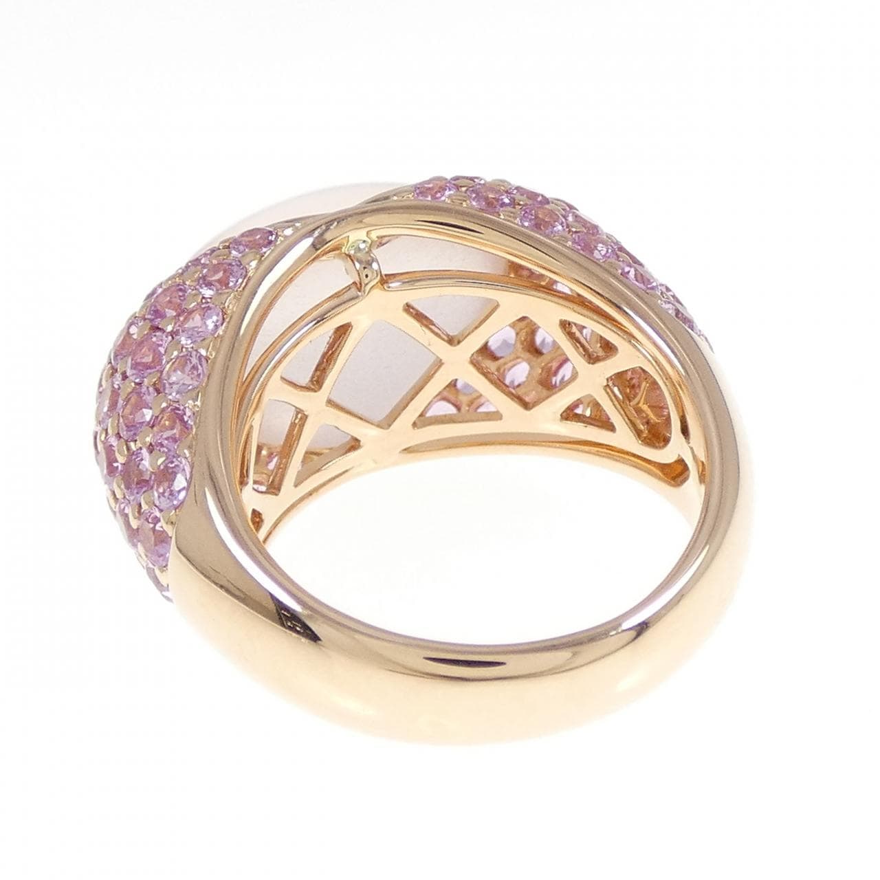 750PG Rose Quartz Ring 9.28CT