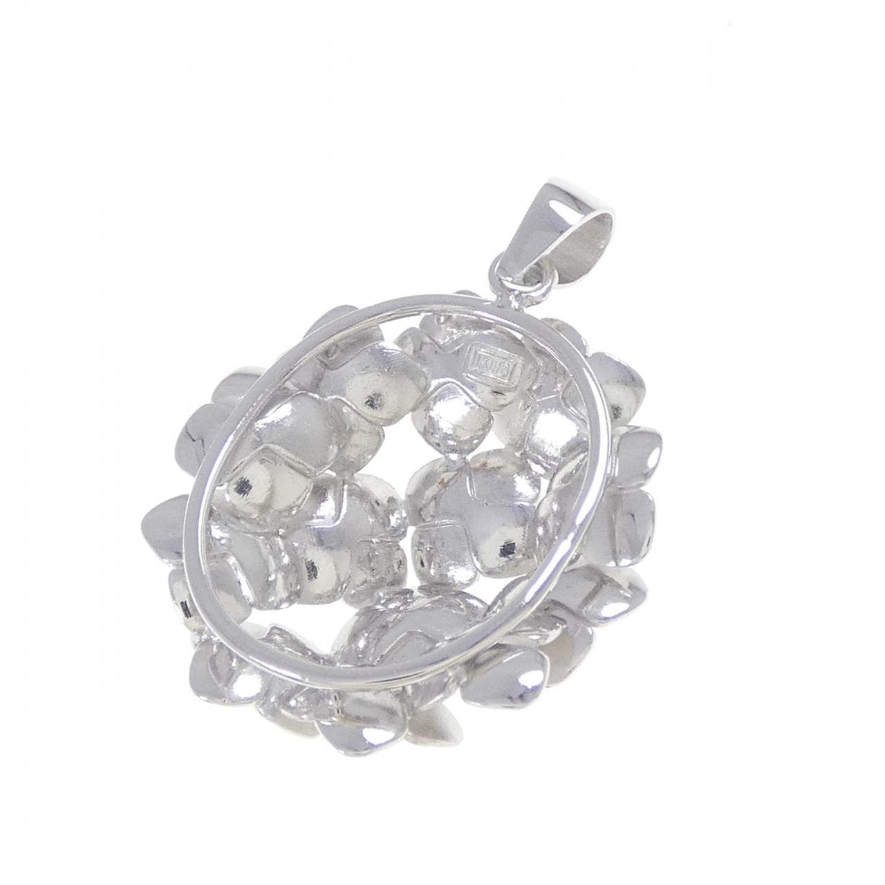 K14WG/K18YG フラワー ペンダント