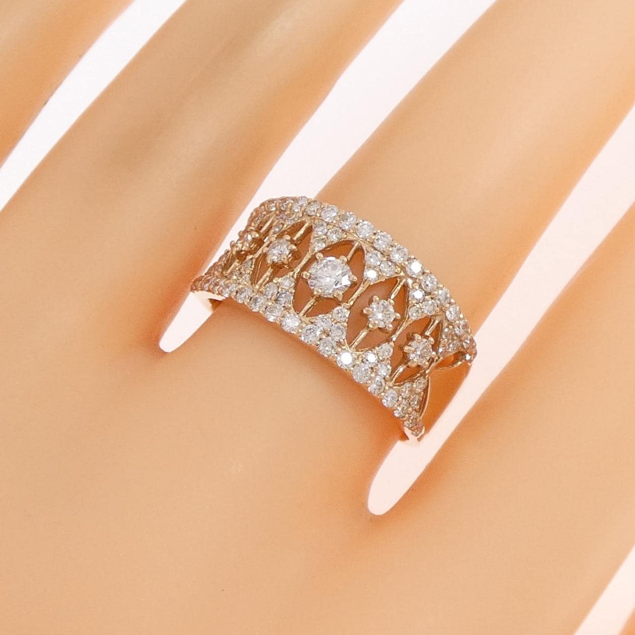 K18PG ダイヤモンド リング 1.00CT