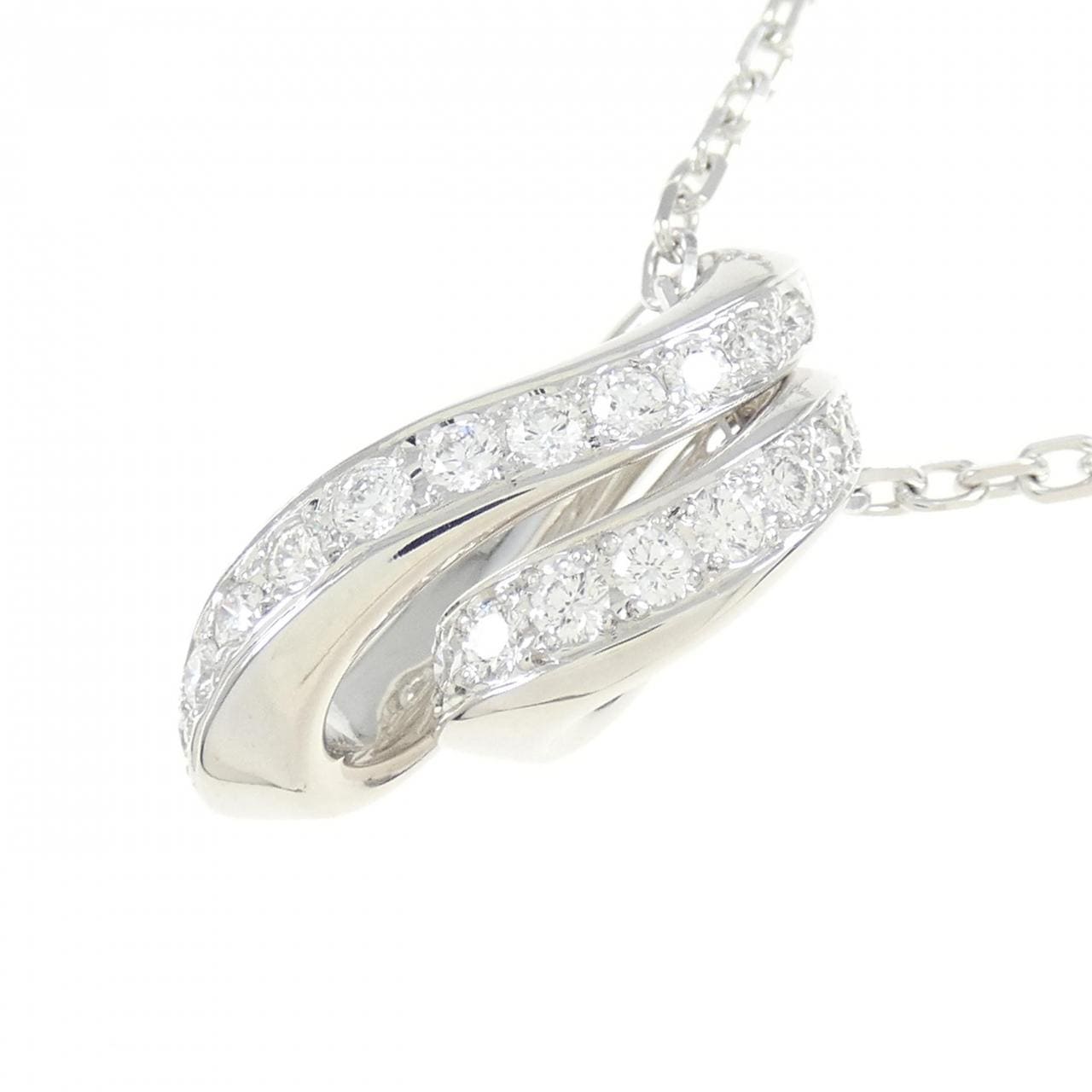 MIKIMOTO Diamond Necklace 0.19CT